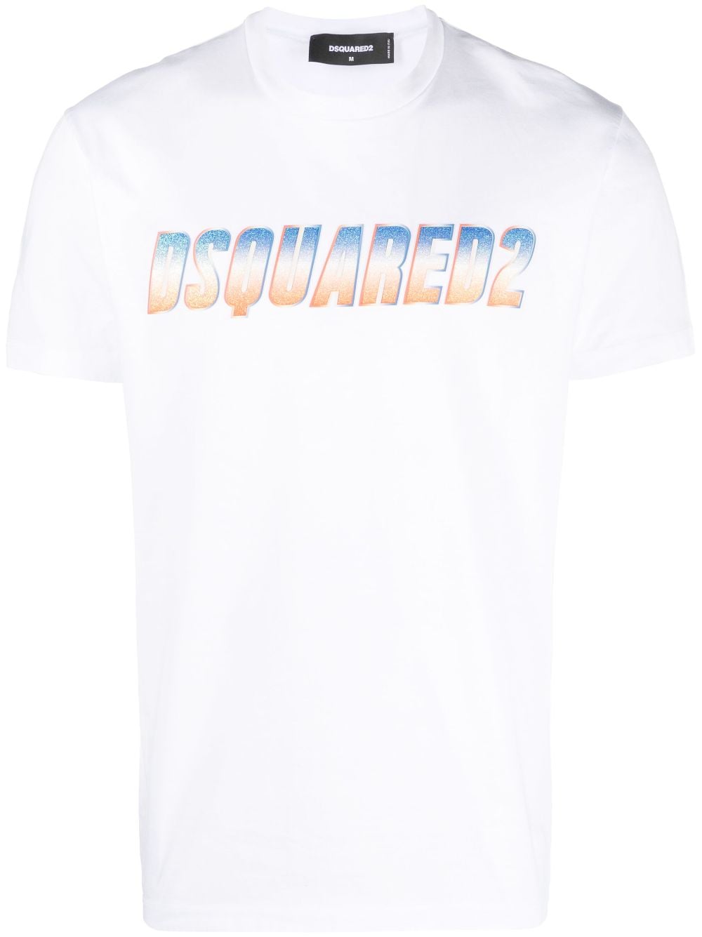 Dsquared2 T-shirt blanc en coton à logo imprimé - Lothaire