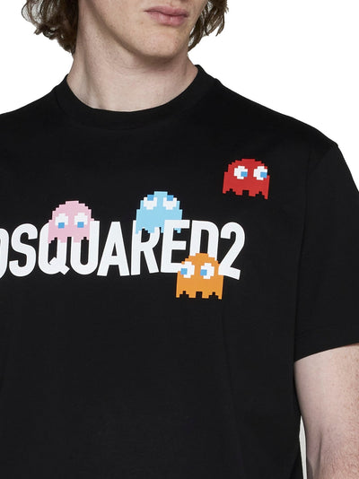 Dsquared2 T-shirt en coton à imprimé graphique - Lothaire