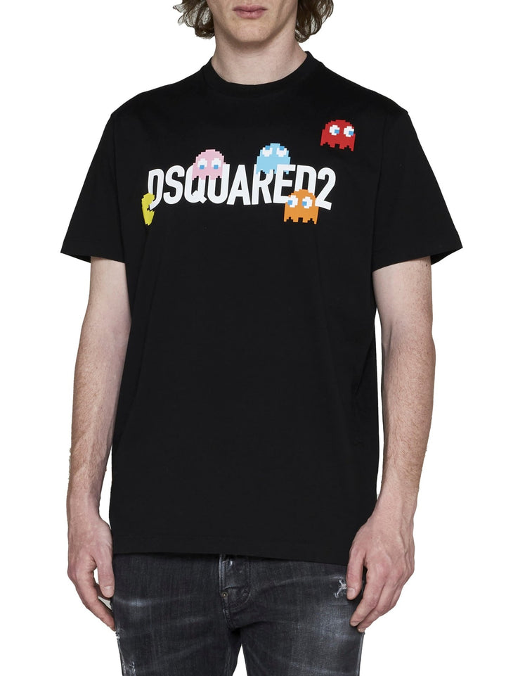 Dsquared2 T-shirt en coton à imprimé graphique - Lothaire