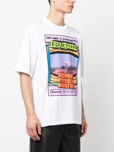 Dsquared2 t-shirt en coton à imprimé graphique - Lothaire