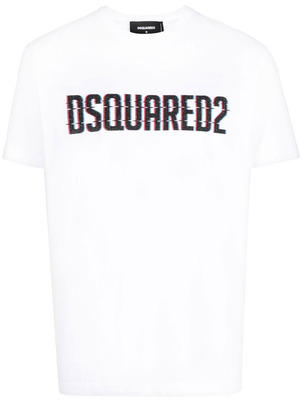 Dsquared2 t-shirt white à logo imprimé - Lothaire