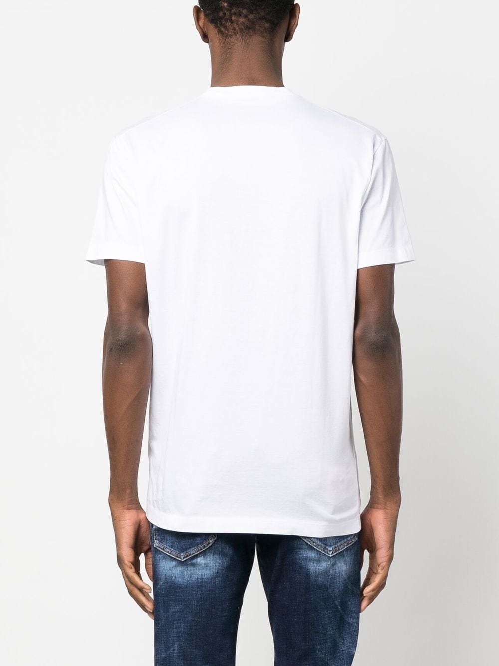Dsquared2 t-shirt white à logo imprimé - Lothaire