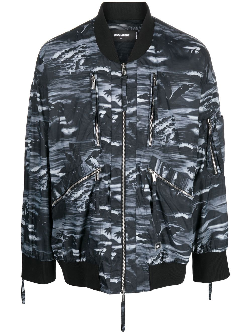 Dsquared2 Veste Bomber imprimé graphique - Lothaire
