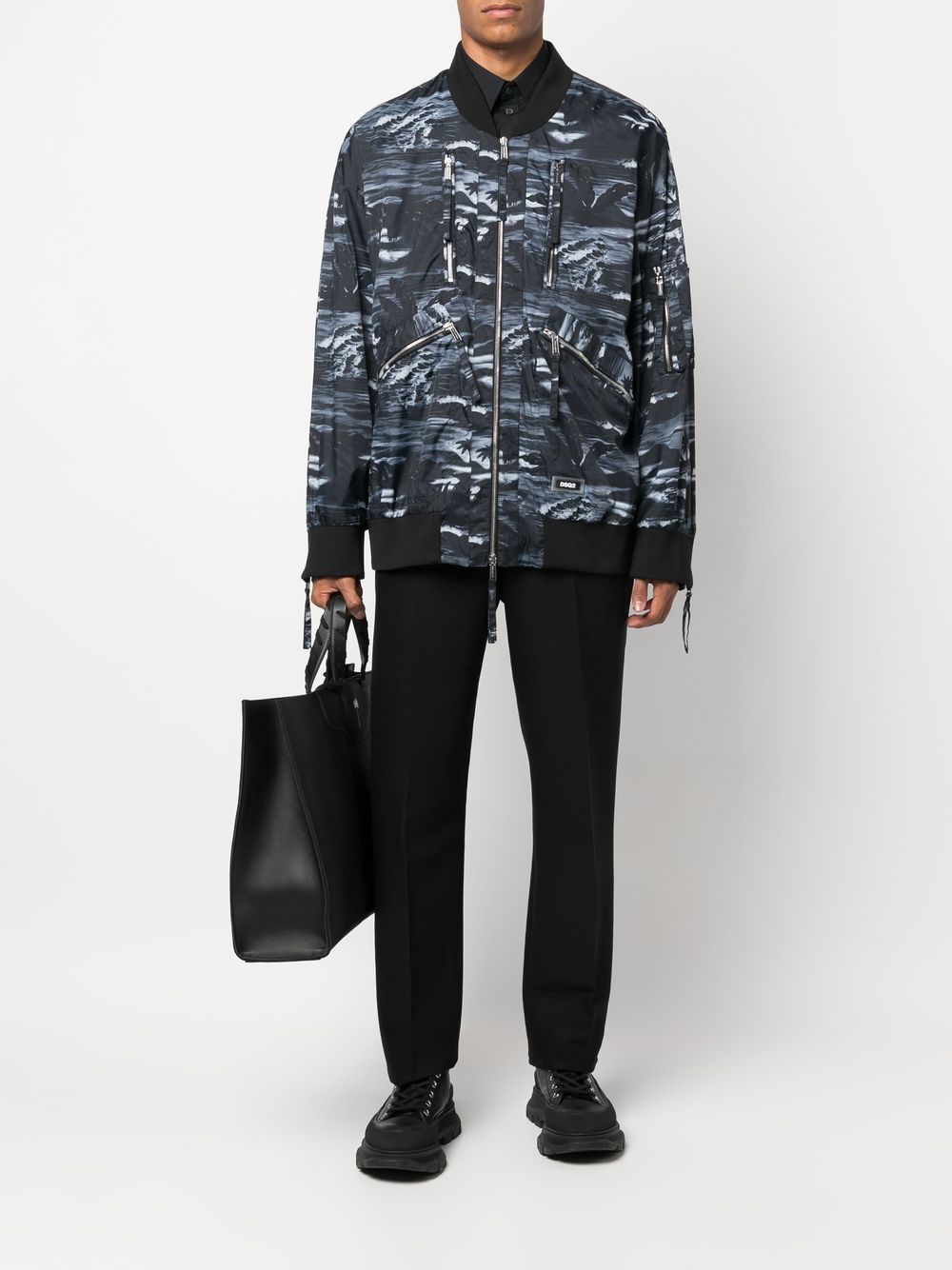 Dsquared2 Veste Bomber imprimé graphique - Lothaire