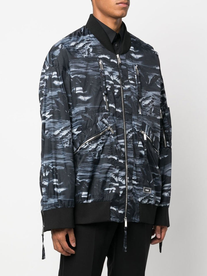 Dsquared2 Veste Bomber imprimé graphique - Lothaire