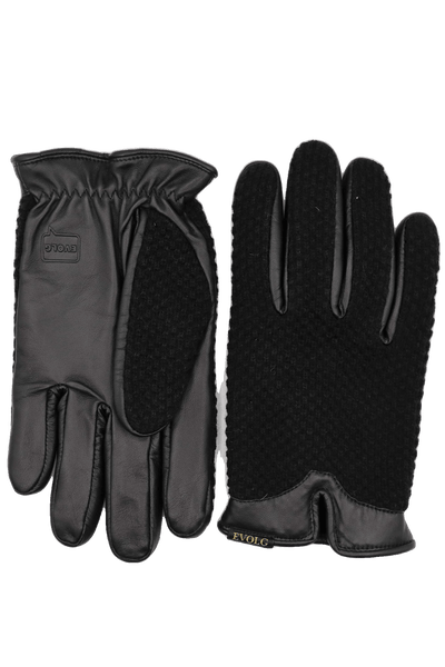 Evolg Gants cuir et maille NORN - Lothaire