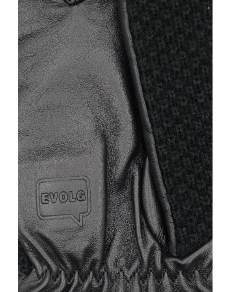 Evolg Gants cuir et maille NORN - Lothaire boutiques