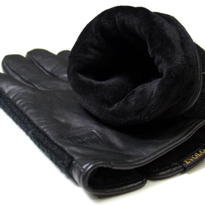 Evolg Gants cuir et maille NORN - Lothaire boutiques