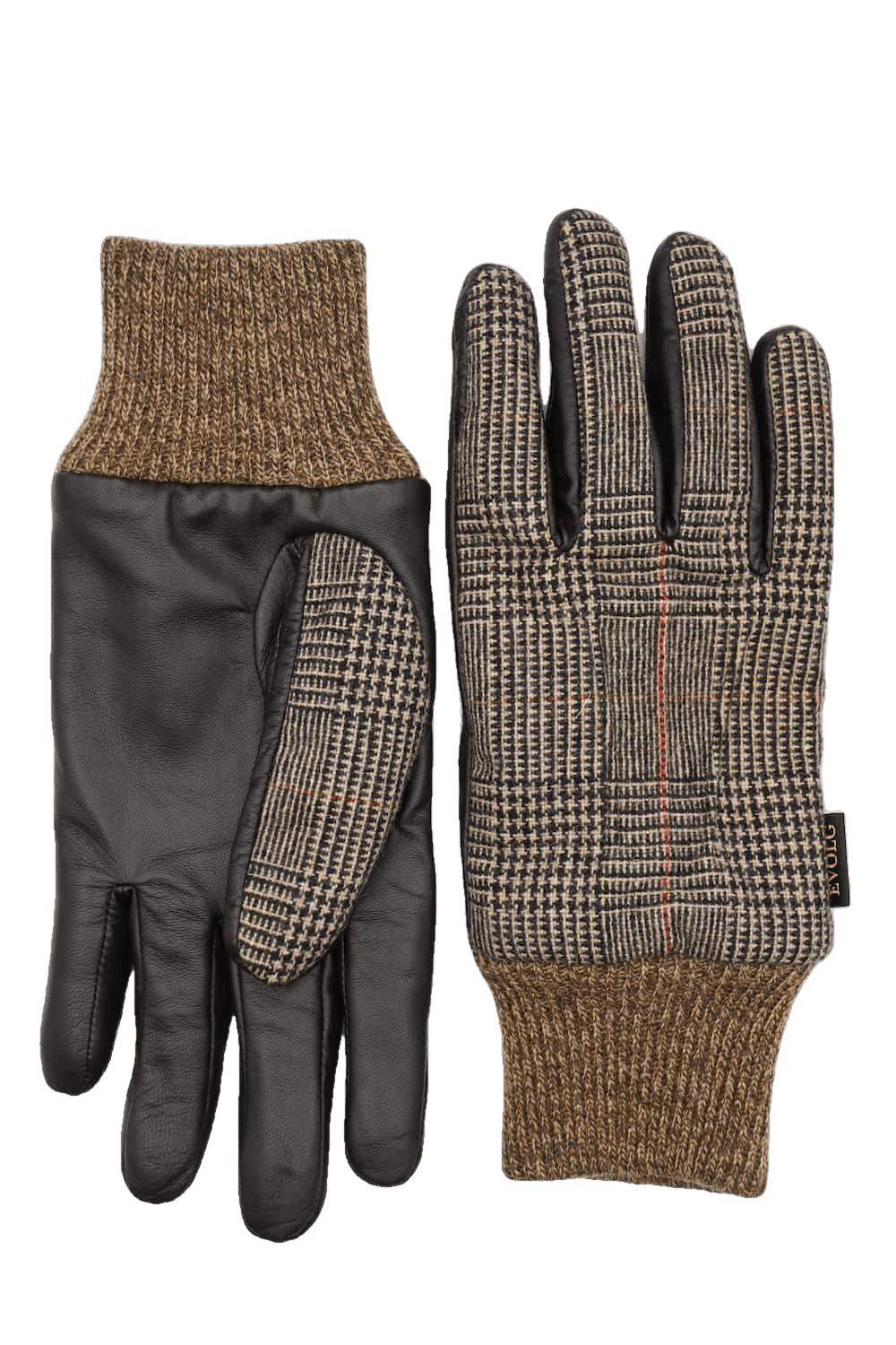 Evolg Gants laine et cuir SAGA - Lothaire