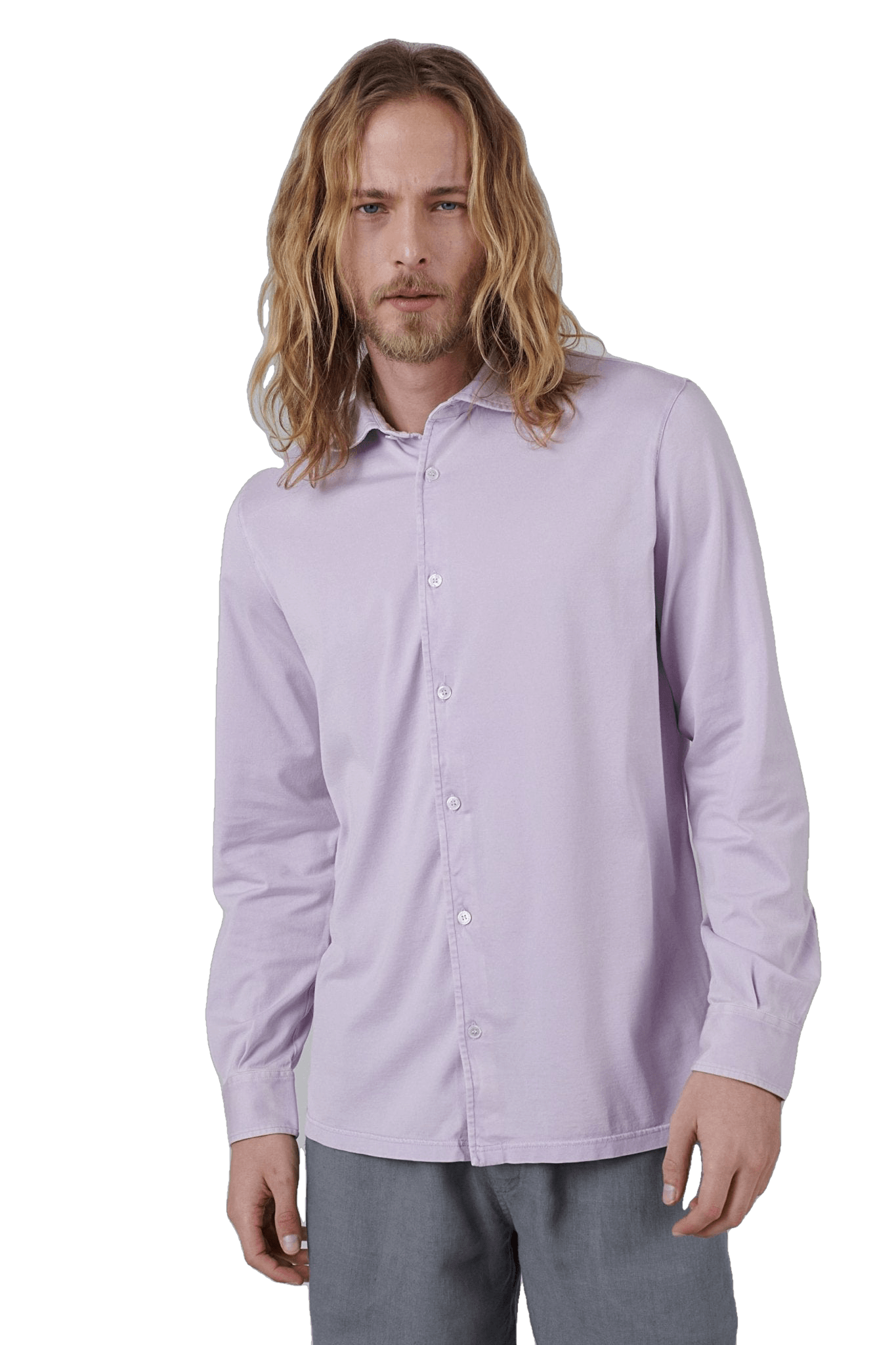 Fedeli -Chemise Jason mauve - Lothaire