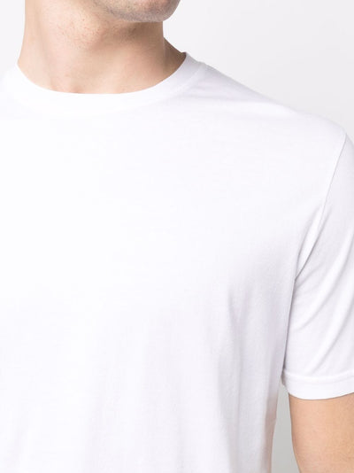 Fedeli -T-shirt à col rond blanc - Lothaire boutiques