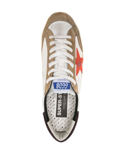 Golden Goose - Baskets Rouge/Beige Super-Star - Lothaire