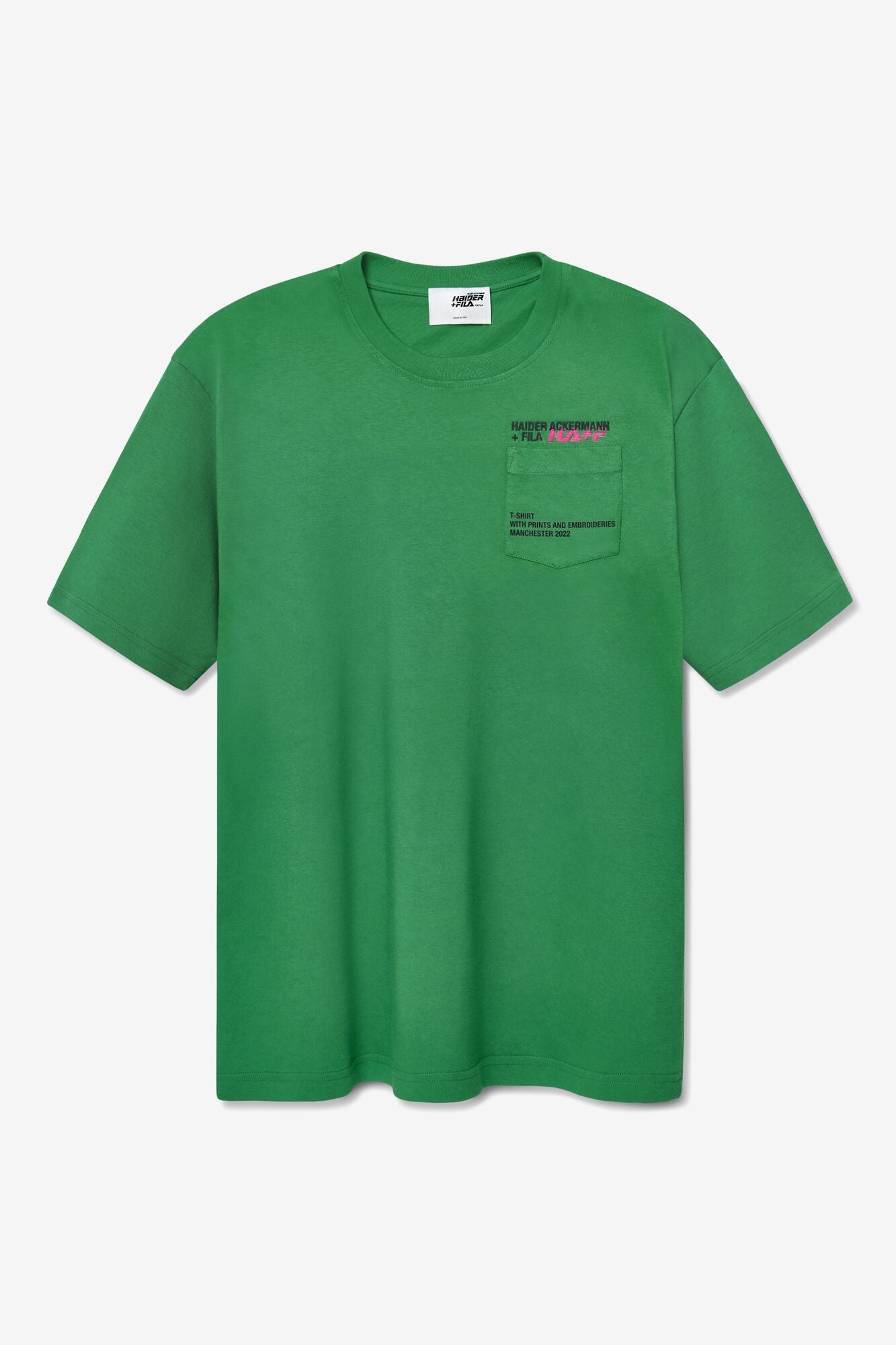 Haider Ackermann x Fila T Shirt vert Donato - Lothaire