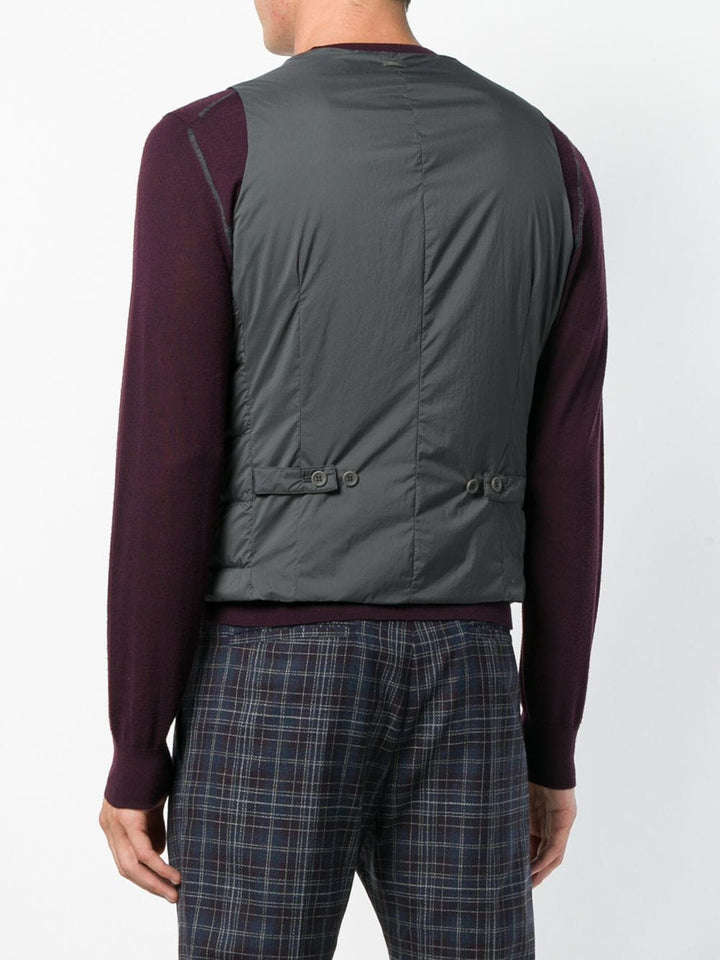 Herno - Gilet gris à design matelassé - Lothaire