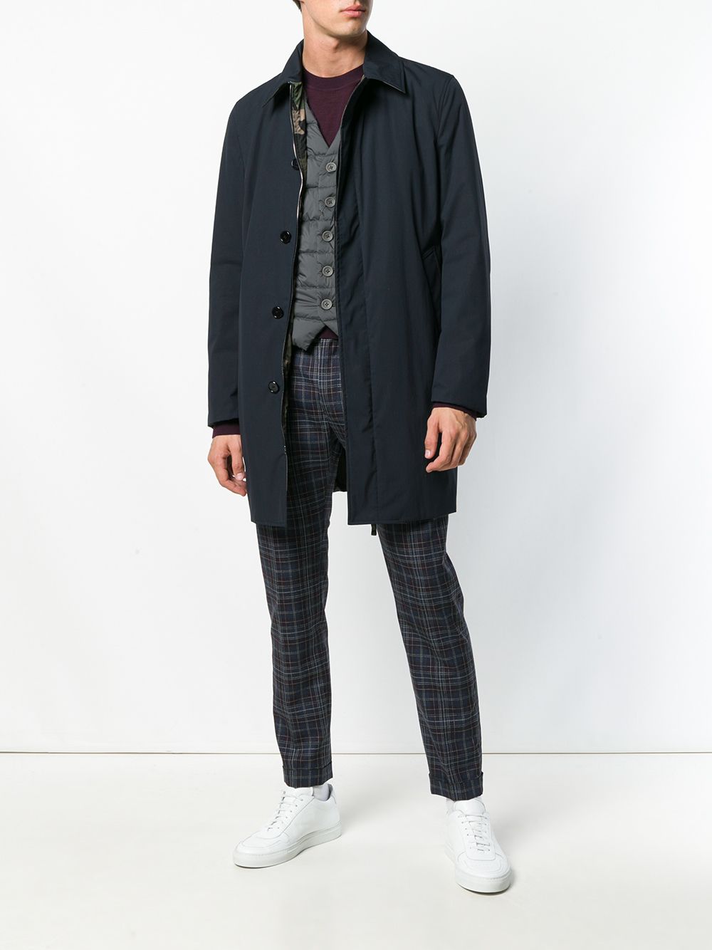 Herno - Gilet gris à design matelassé - Lothaire