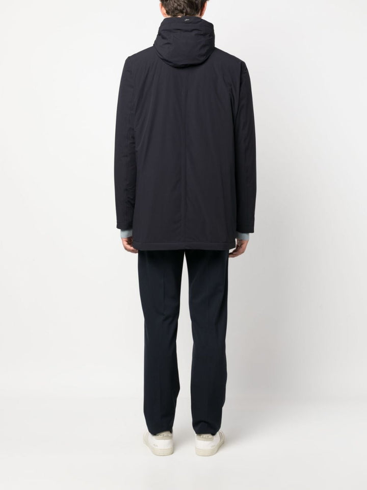 Herno Imperméable navy à capuche - Lothaire