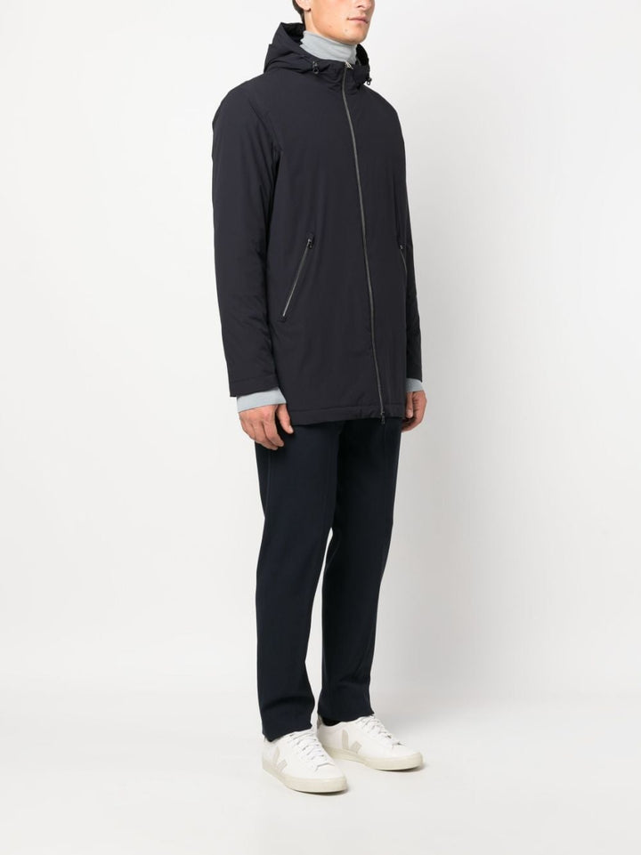 Herno Imperméable navy à capuche - Lothaire