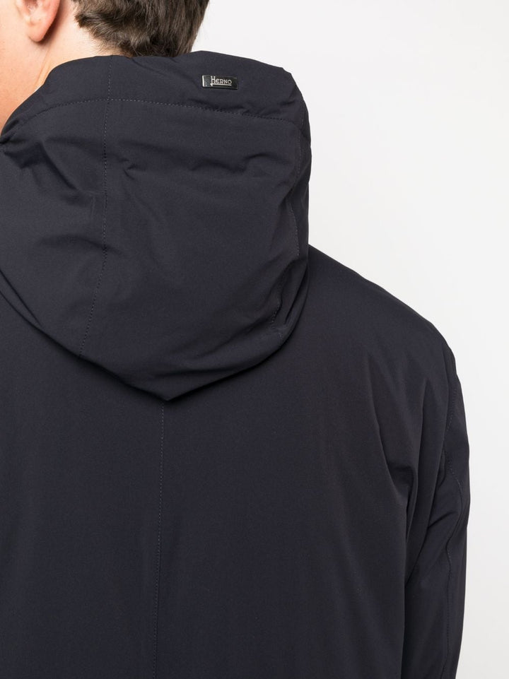 Herno Imperméable navy à capuche - Lothaire