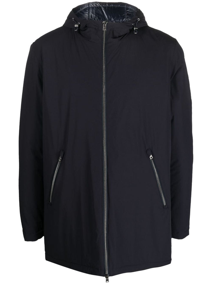 Herno Imperméable navy à capuche - Lothaire