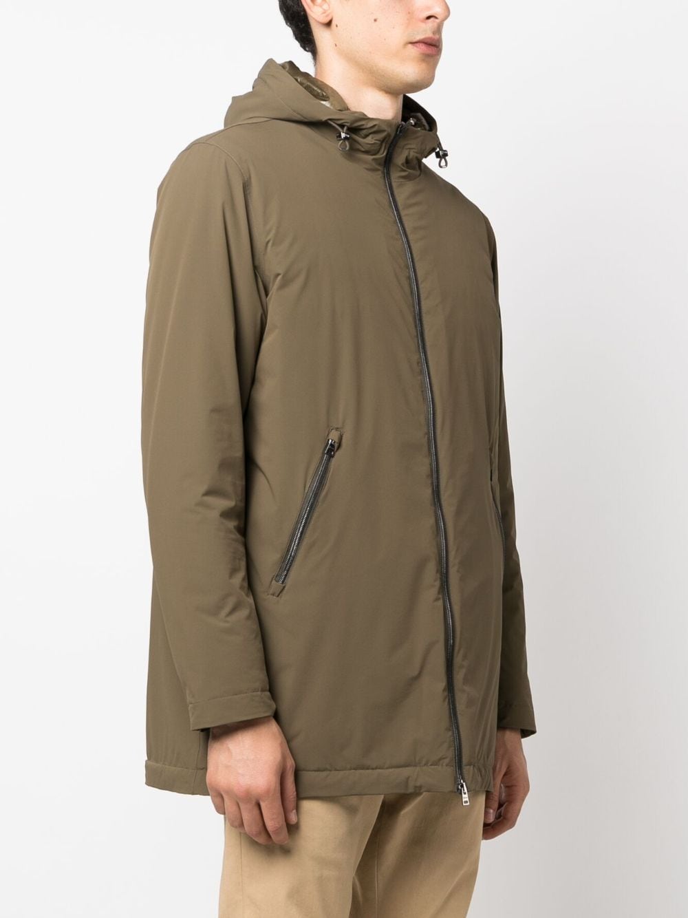 Herno Imperméable vert militaire à capuche - Lothaire