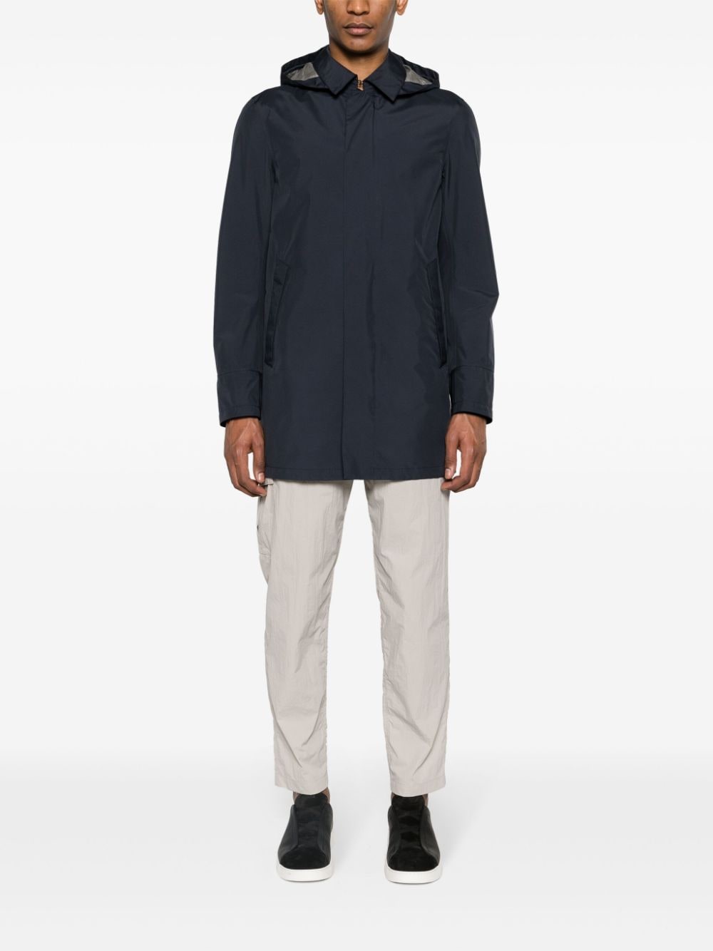 Herno - Manteau zippé à capuche - Lothaire