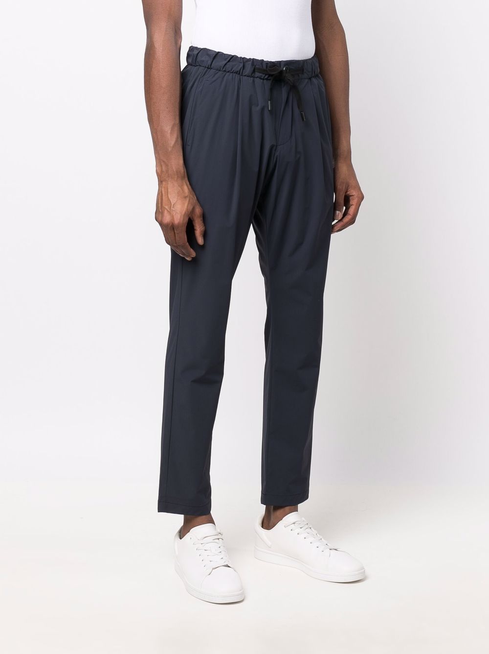 Herno - Pantalon navy à taille à lien de resserrage - Lothaire