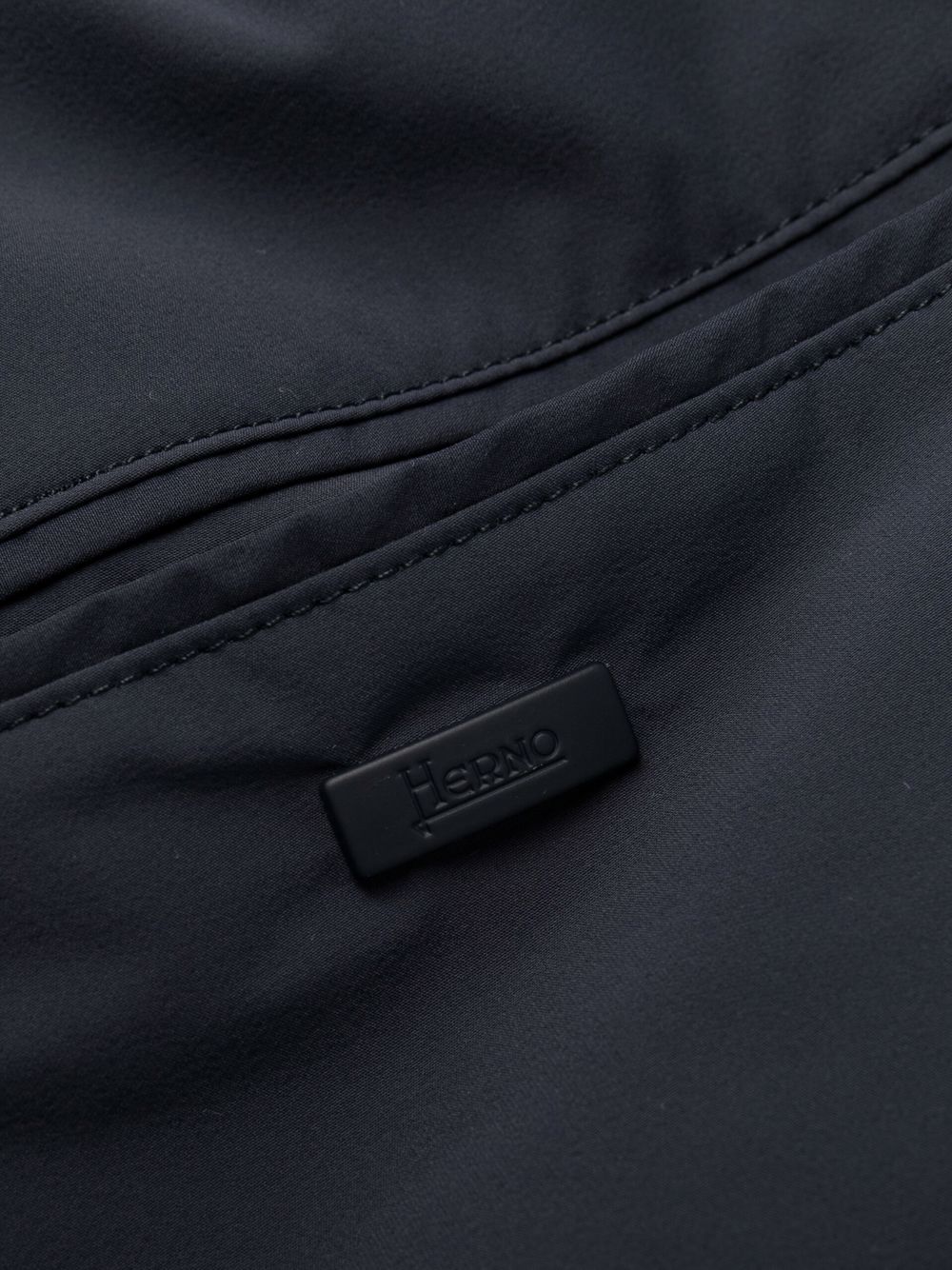 Herno - Pantalon navy à taille à lien de resserrage - Lothaire