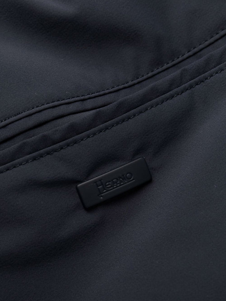 Herno - Pantalon navy à taille à lien de resserrage - Lothaire