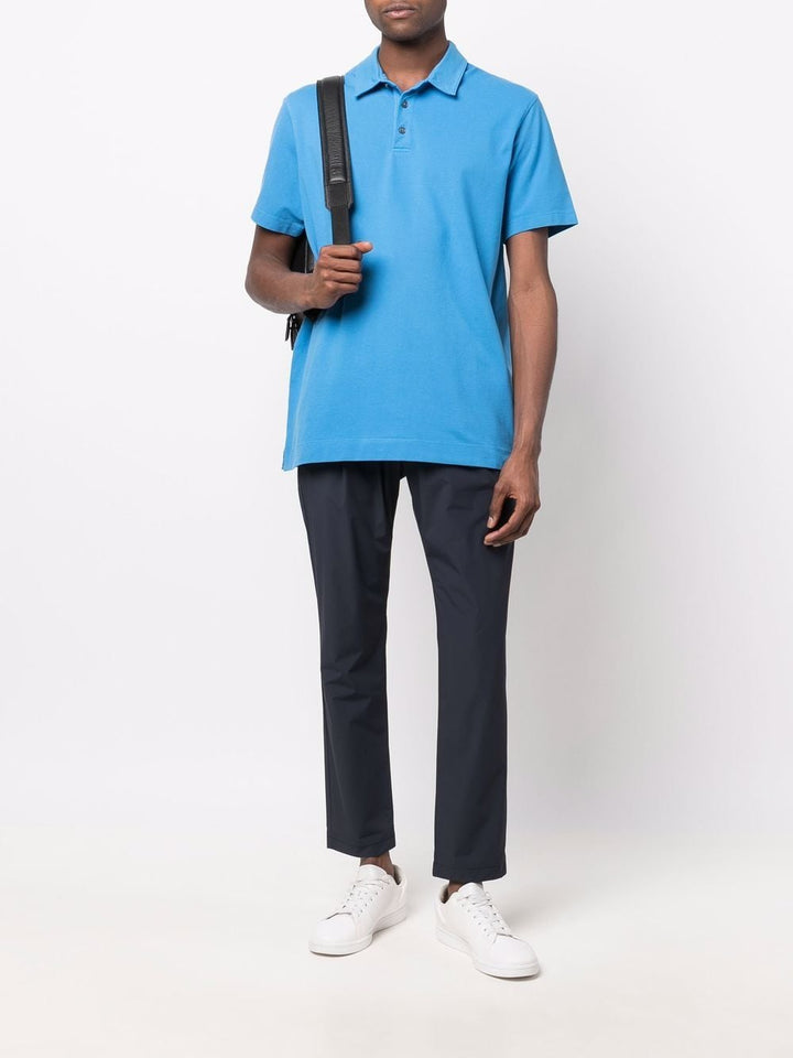 Herno - Pantalon navy à taille à lien de resserrage - Lothaire