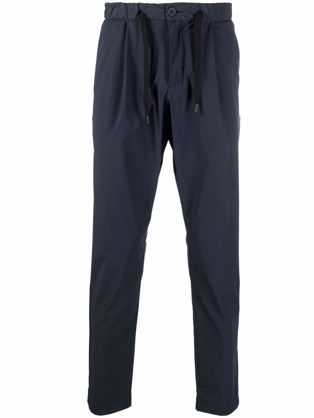 Herno - Pantalon navy à taille à lien de resserrage - Lothaire