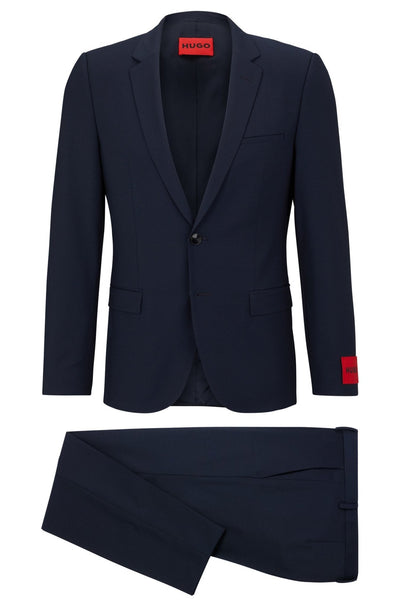 Hugo Boss Costume extra slim fit en laine mélangée - Lothaire