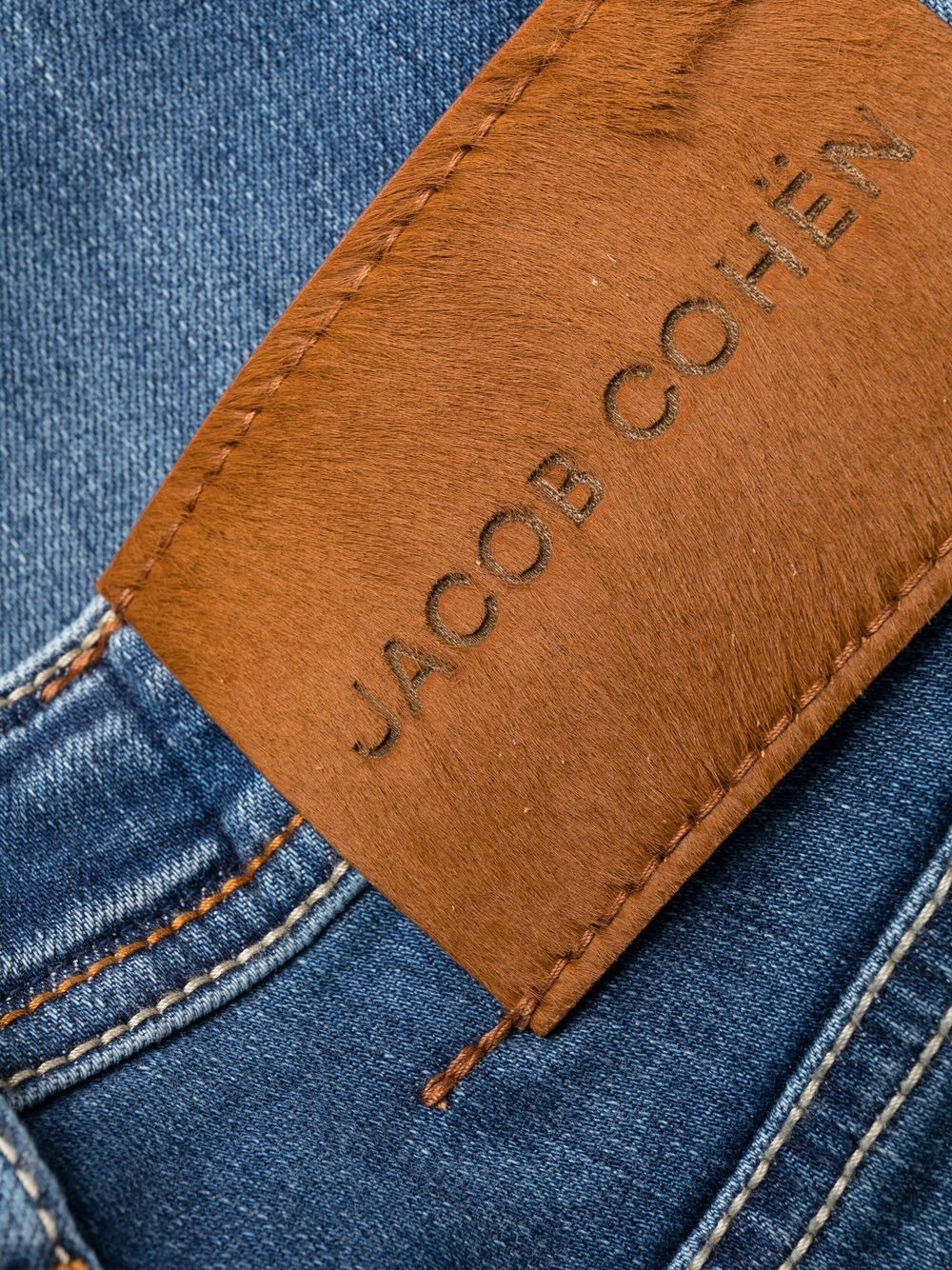 Jacob Cohen Jean bleu à coupe droite - Lothaire boutiques