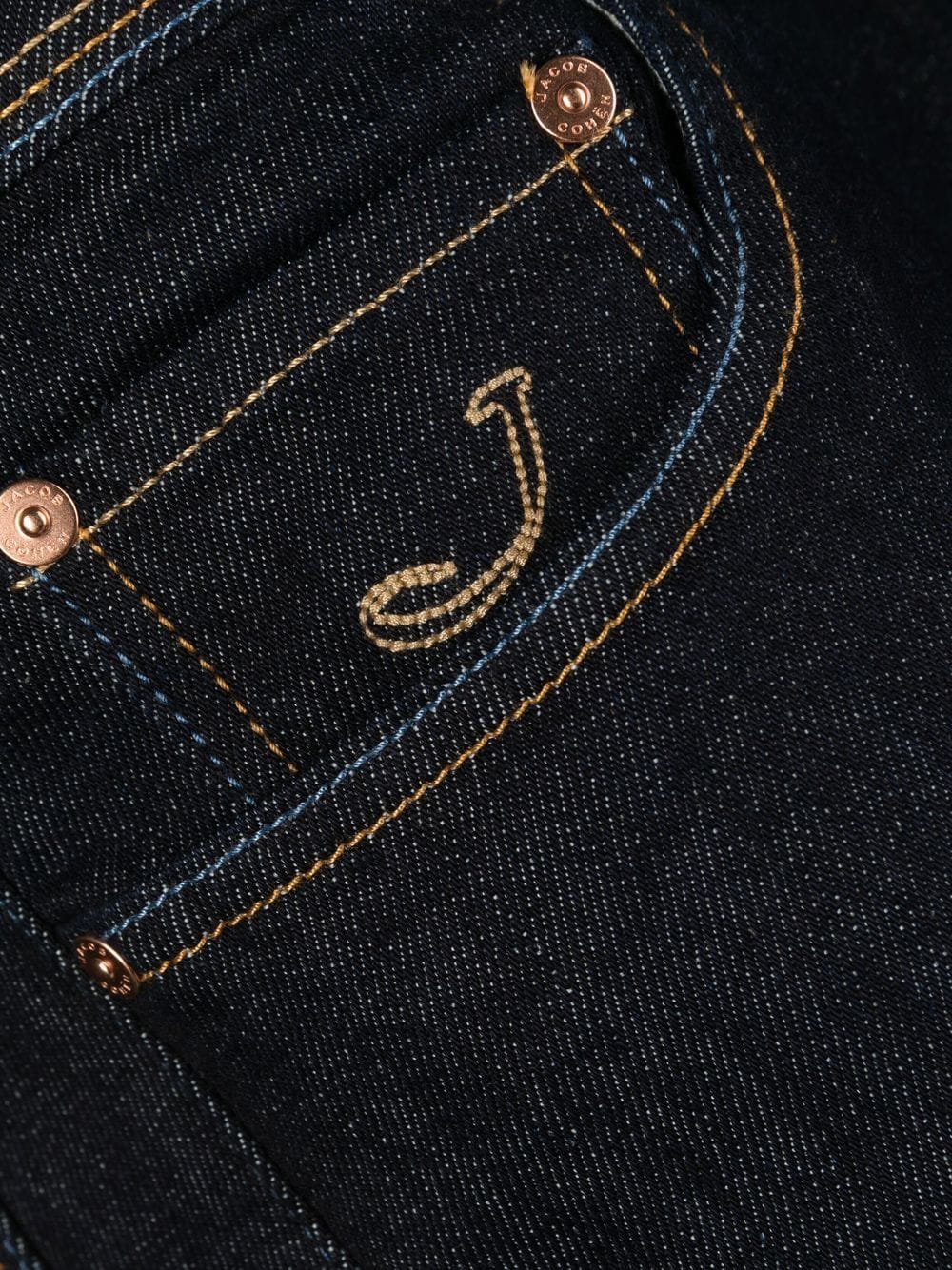 Jacob Cohen Jean bleu à coupe droite - Lothaire boutiques