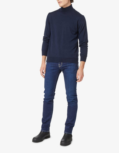 Jacob Cohen Jean bleu à coupe slim - Lothaire boutiques