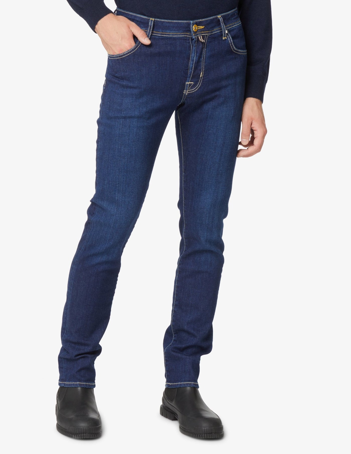 Jacob Cohen Jean bleu à coupe slim - Lothaire boutiques