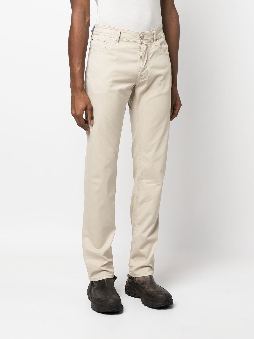Jacob Cohen Jean droit Beige - Lothaire