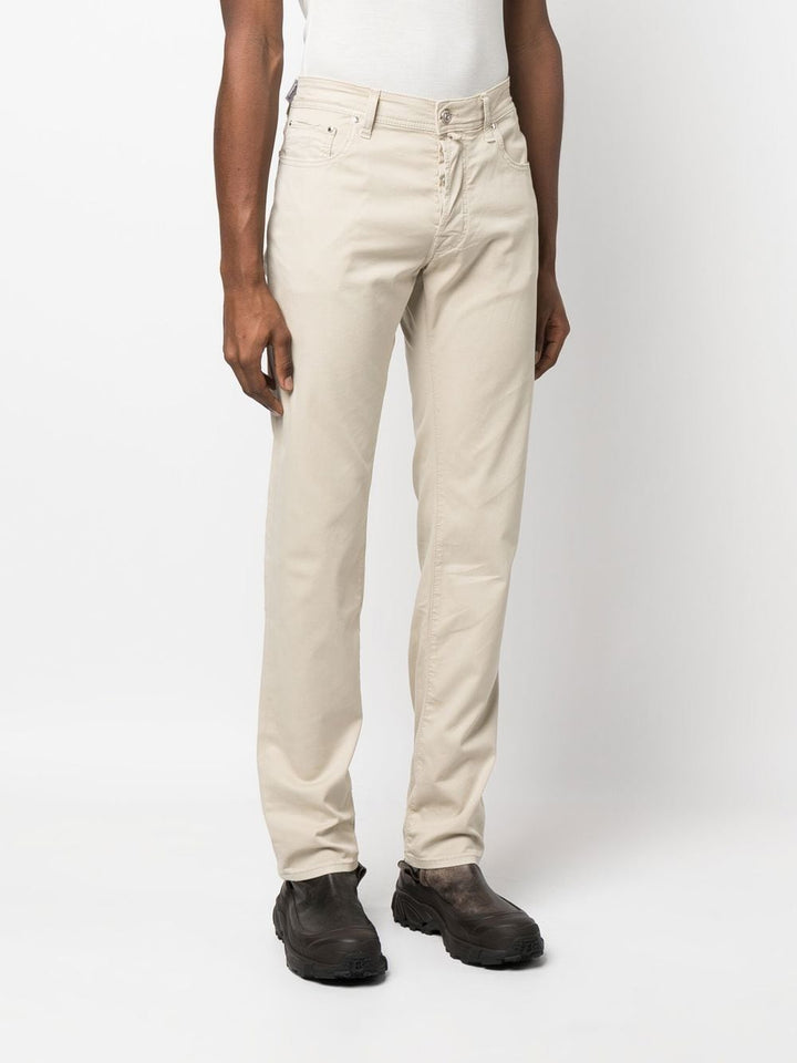 Jacob Cohen Jean droit Beige - Lothaire