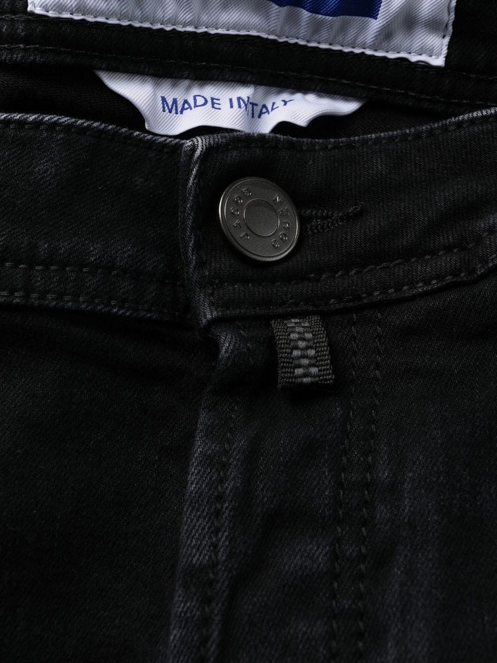 Jacob Cohen Jean noir à coupe slim - Lothaire boutiques