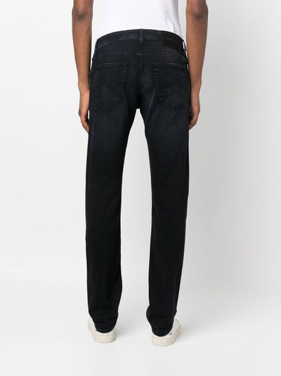Jacob Cohen Jean noir à coupe slim - Lothaire boutiques
