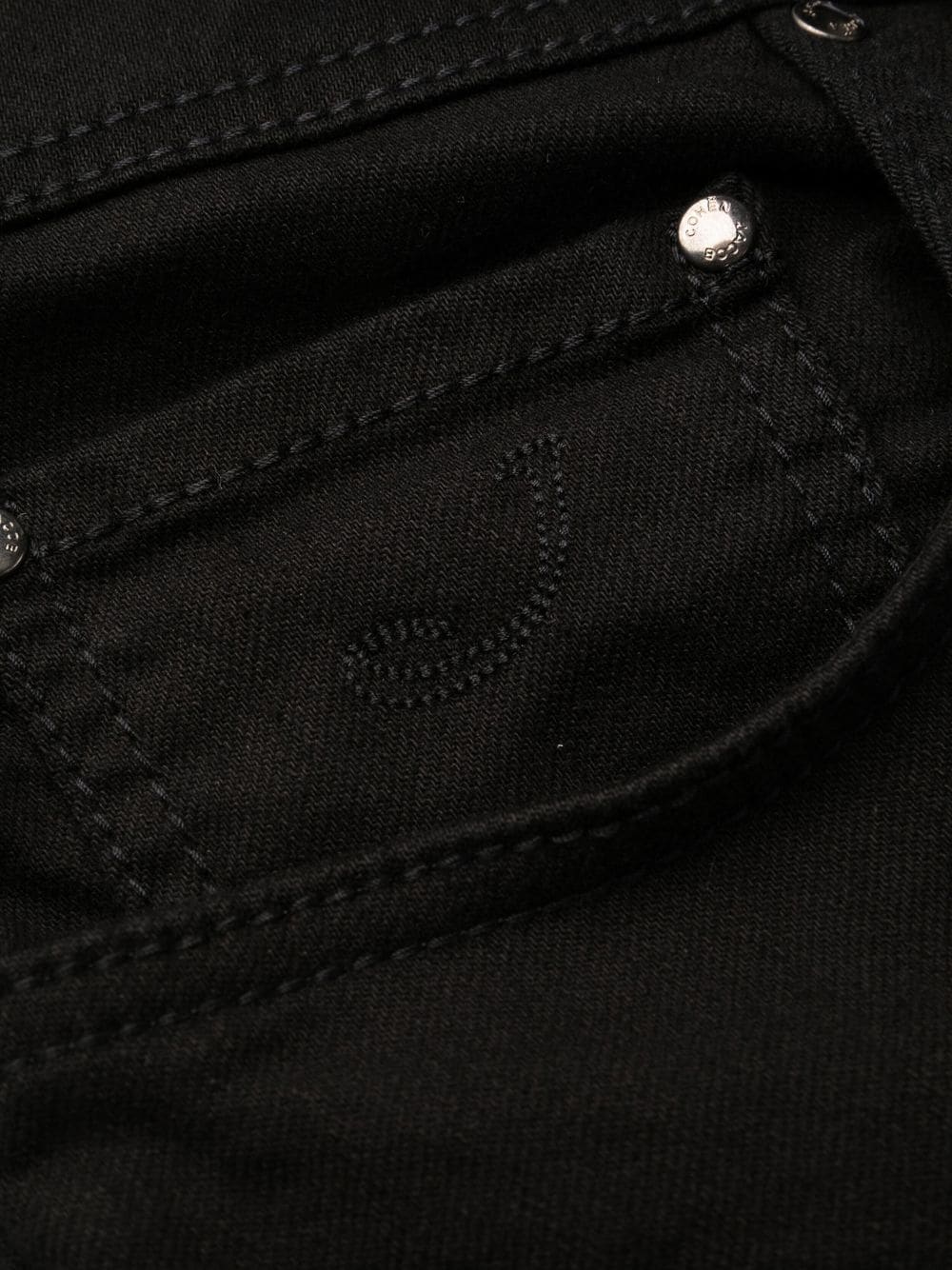 Jacob Cohen Jean noir slim à taille mi-haute - Lothaire boutiques