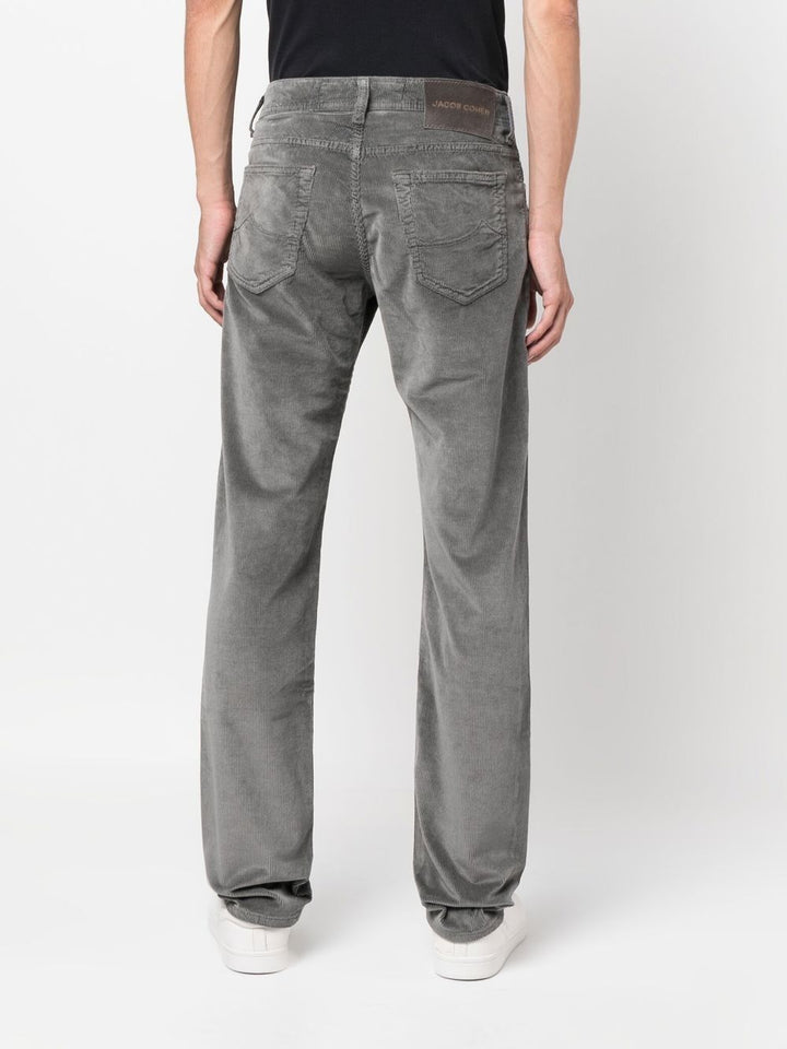 Jacob cohen Pantalon droit en velours côtelé - Lothaire boutiques