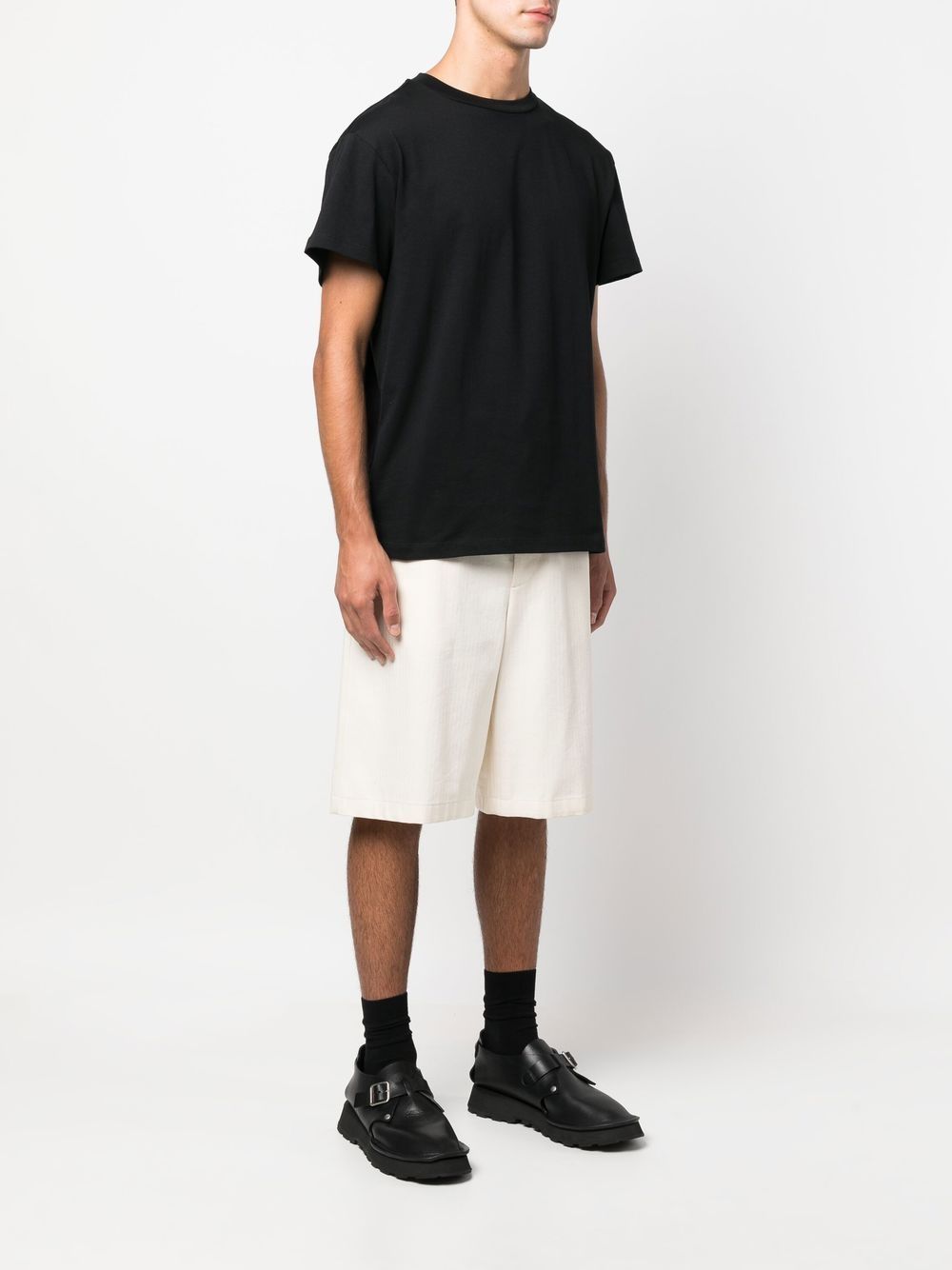 Jil Sander Lot de trois t-shirts à manches courtes noir - Lothaire boutiques