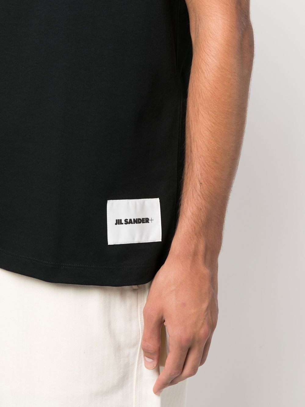 Jil Sander Lot de trois t-shirts à manches courtes noir - Lothaire boutiques