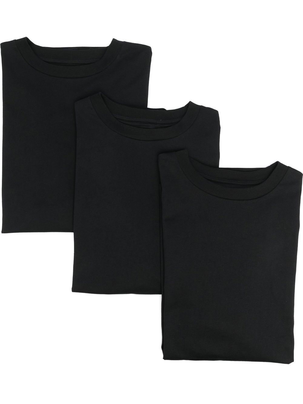 Jil Sander Lot de trois t-shirts à manches courtes noir - Lothaire boutiques
