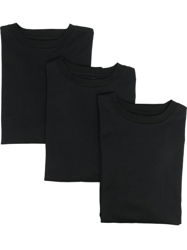 Jil Sander Lot de trois t-shirts à manches courtes noir - Lothaire boutiques