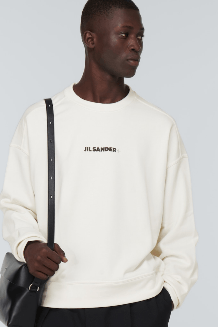 Jil Sander Sweat à logo imprimé - Lothaire boutiques