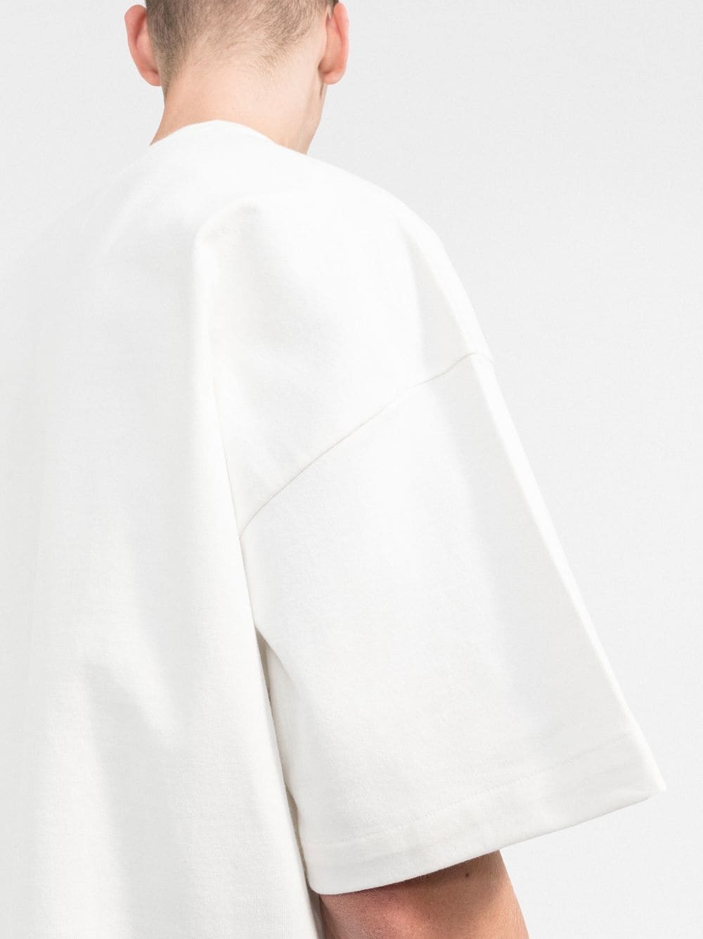 Jil Sander T-shirt à logo imprimé blanc - Lothaire