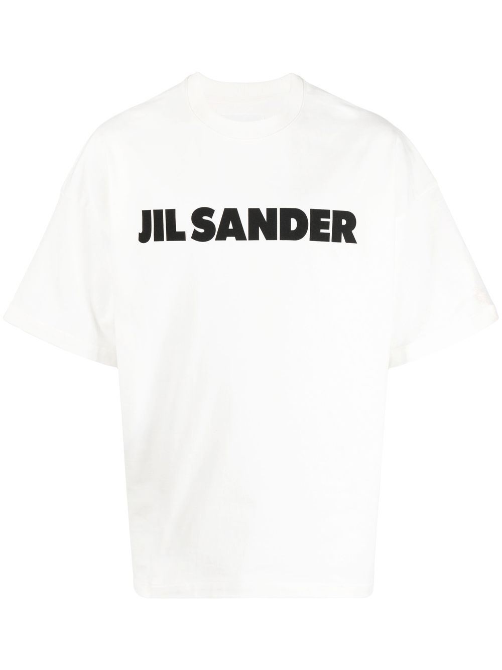 Jil Sander T-shirt à logo imprimé blanc - Lothaire