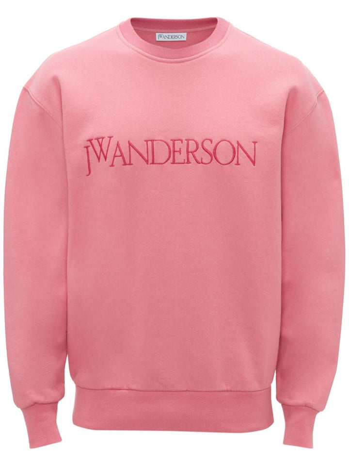 JW Anderson Sweat rose à logo brodé - Lothaire