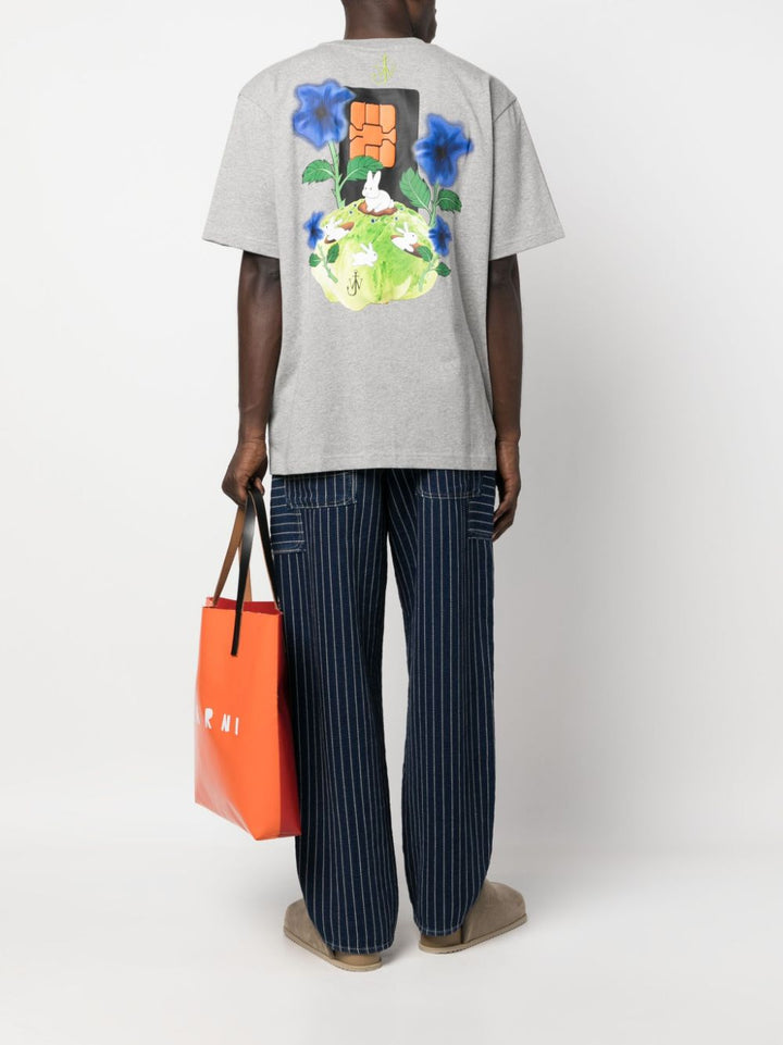 JW Anderson T-shirt imprimé graphique - Lothaire